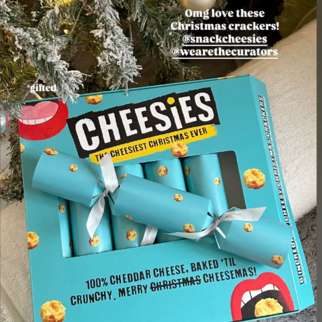 Limited-Edition Cheesies x Edinburgh Fringe Christmas Crackers the Official Snack of the 2025 Edinburgh Festival Fringe,